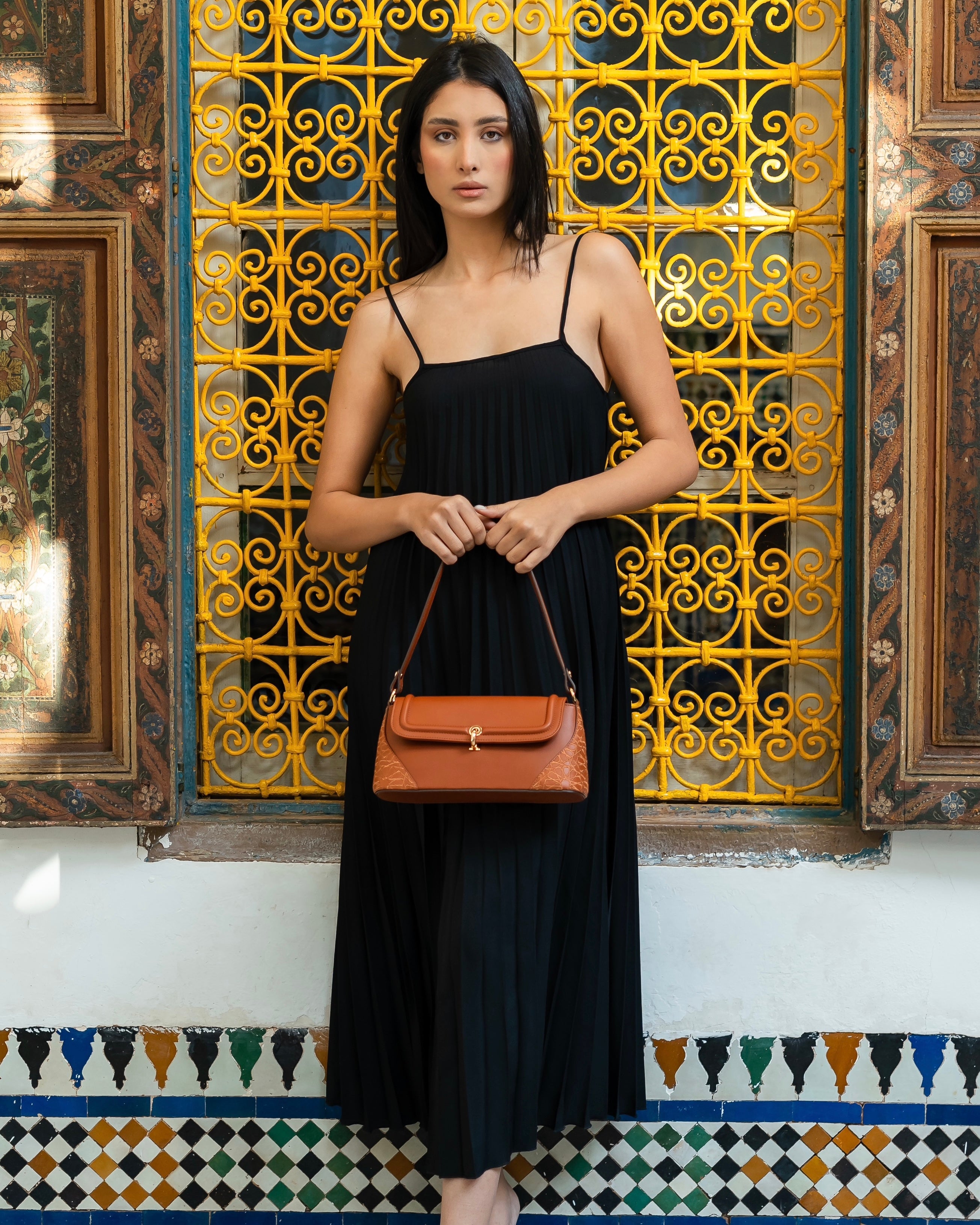 ZAYNA Bag - Cognac