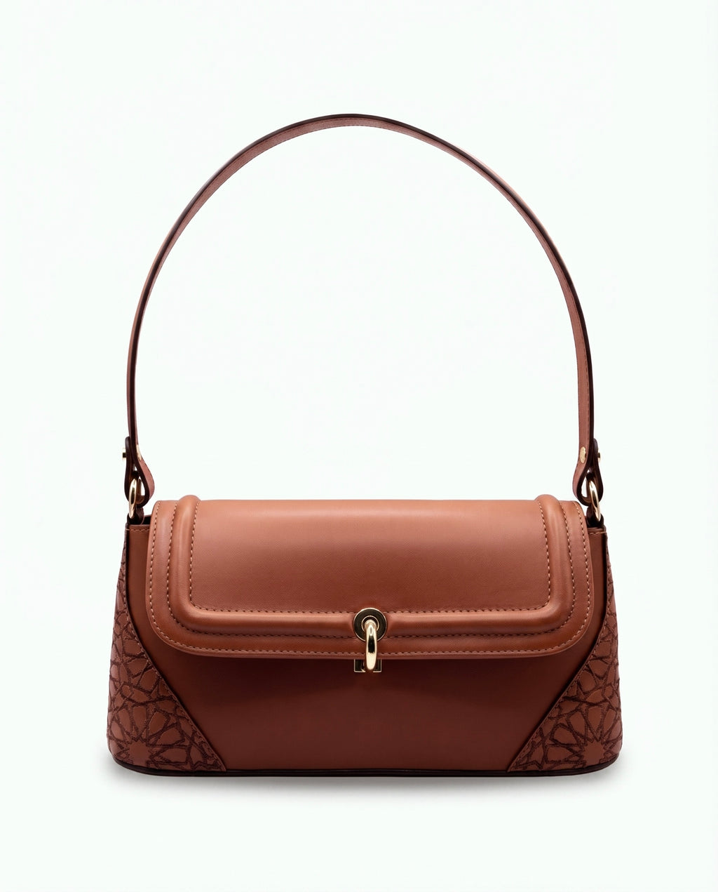 ZAYNA Bag - Cognac & Brown