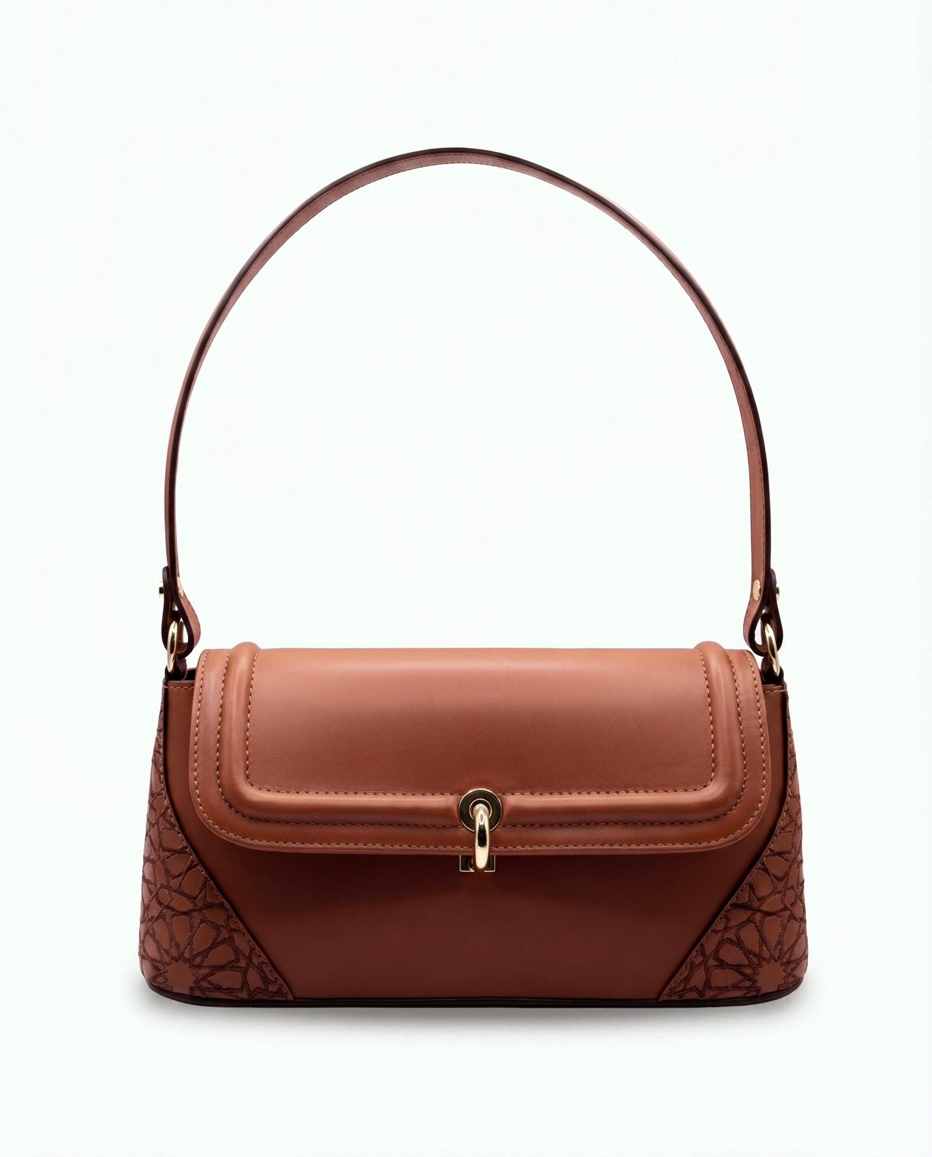 ZAYNA Bag - Cognac & Brown