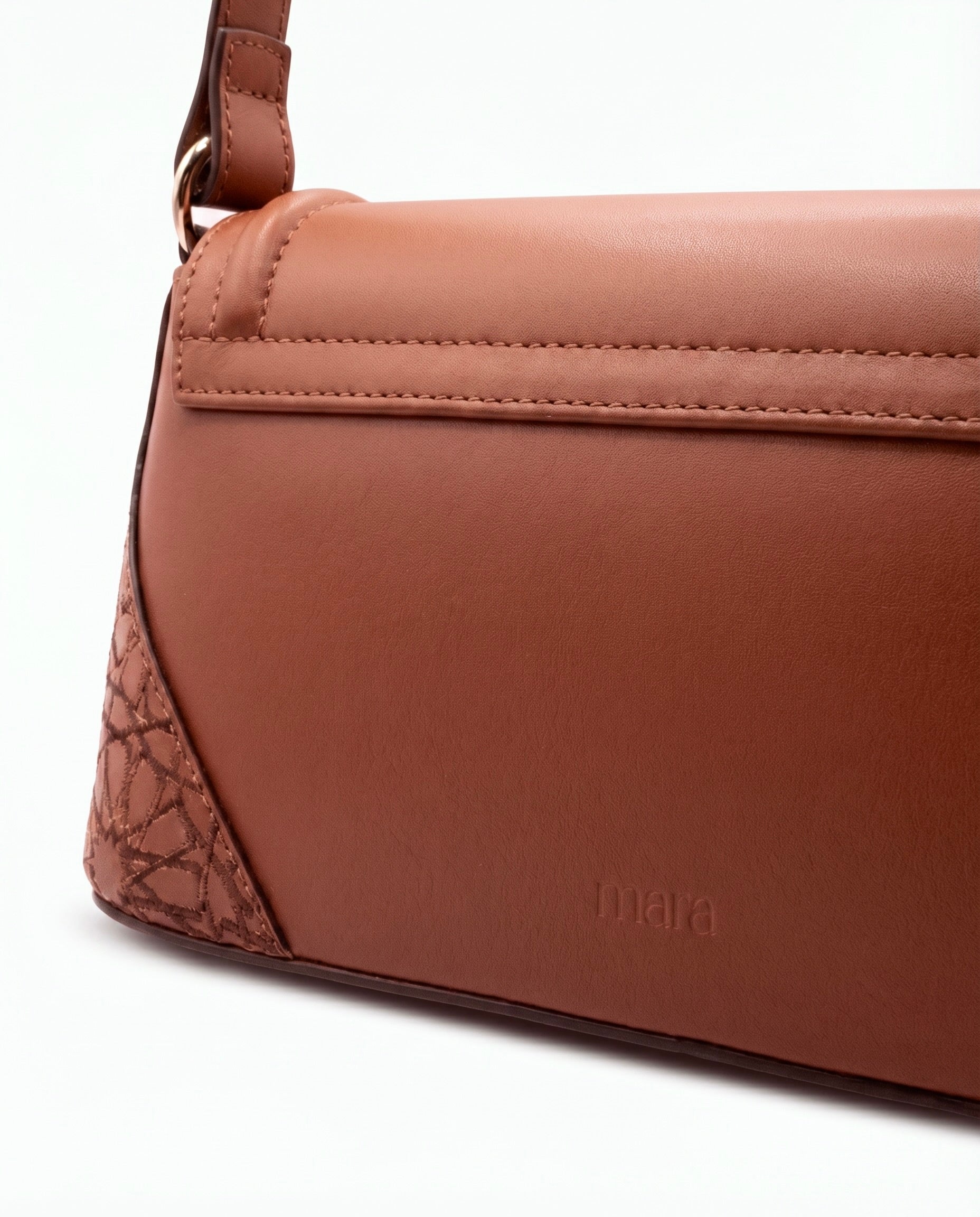ZAYNA Bag - Cognac & Brown