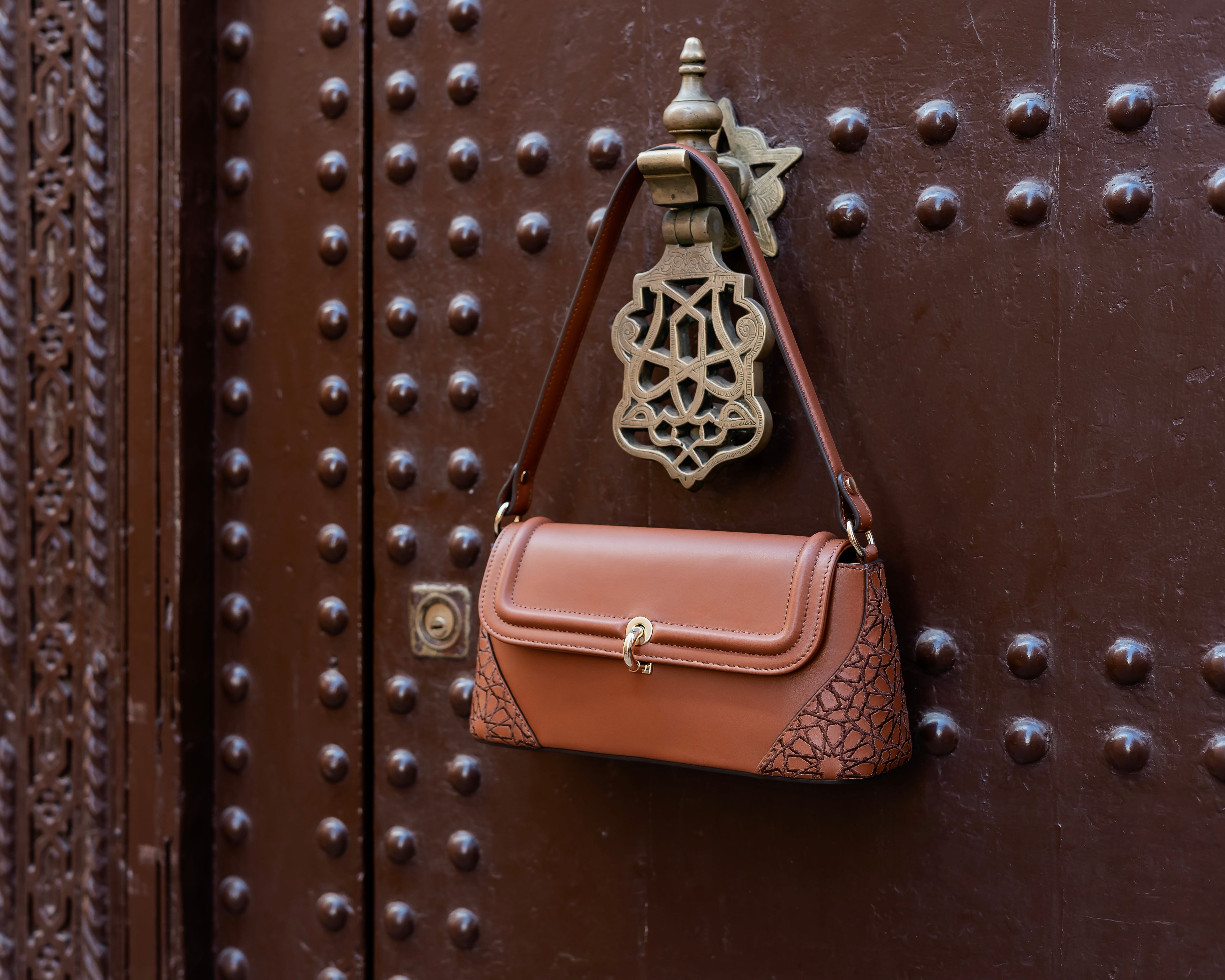 ZAYNA Bag - Cognac & Brown