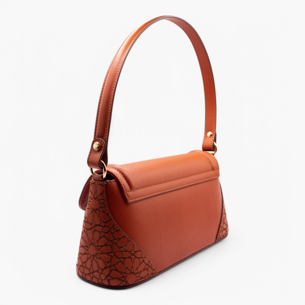 ZAYNA Bag - Cognac & Brown