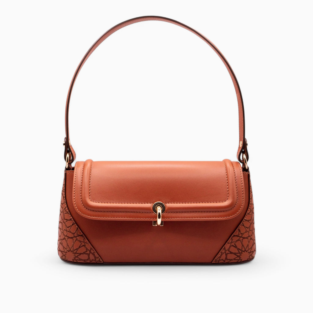 ZAYNA Bag - Cognac & Brown